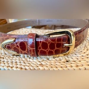 Talbots Small Italian Alligator Calfskin